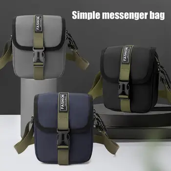 Askılı çanta Crossbody Çanta Ayarlanabilir Kayış Fermuar Kapatma İç Cep Unisex Gidip Seyahat Çantası Açık