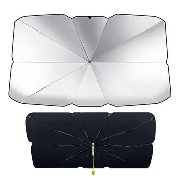 Araç ön camı Güneş Gölge Şemsiye cam kırıcı Katlanabilir Otomatik Şemsiye Güneşlik Kapak Araba Ön Cam UV Koruma Bloğu