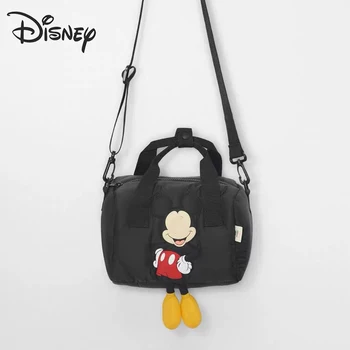 Karikatür Mickey Mouse Ayak Kova Çanta Kız Disney Karikatür Mickey Mouse Asılmış omuzdan askili çanta Kadın Seyahat saklama çantası