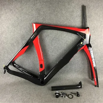 Stokta 30 Renk Siyah Kırmızı RB1K BİR Karbon Yol bisiklet iskeleti bisiklet frameset XDB DPD gemi