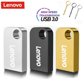 LENOVO Metal Usb Flash sürücü 2 tb 1024 gb Kalem Sürücü Yüksek Hızlı 3.0 Bellek Sopa 512 GB 256 GB 128 GB U Disk Pendrive 3.0 Memoria Usb