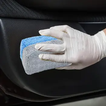 Araba Yıkama Mikrofiber Sünger Otomobil Yıkama Temizleme Sünger Fırça Mikrofiber Temizleme Fırçası Araba SUV Motosiklet Detaylandırma