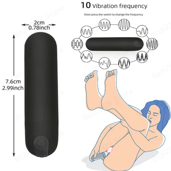 Mini Bullet Vibratörler Kadınlar İçin G Noktası Klitoris Stimülatörü Vajinal G Noktası Erotik Yetişkin Oyunları Seksi erkekler için oyuncaklar Çiftler Seks Shop
