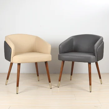 Modern katı ahşap yemek sandalyesi Lüks Ev İskandinav Basit Tasarımcı yemek sandalyesi Arkalığı Muebles De Cocina Ev Mobilyaları