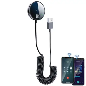 Kablosuz AV alıcısı-vericisi Alıcı BT5. 0 MP3 Çalar Alıcı Adaptörü İle Ekran Eller Serbest Arama Ses Adaptörü İle Ekran