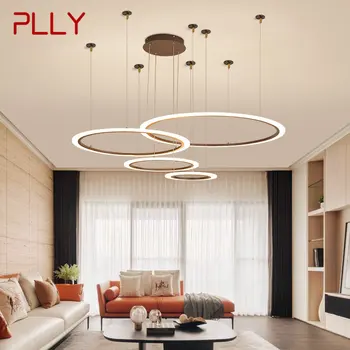 PLLY Modern iskandinav sarkıt yaratıcı tasarım LED Vintage Yüzük fikstür ev oturma odası yatak odası dekoratif ışık