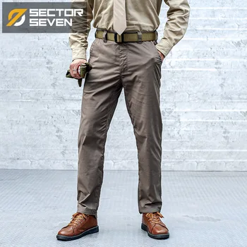 SEKTÖR YEDI IX6 Elastik Taktik Pantolon erkek Ofis Çalışanları Askeri Fanlar Spor Açık Pantolon Yaz Sonbahar iş elbisesi Pantolon