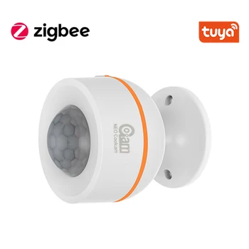 Tuya Zigbee Akıllı PIR Hareket Sensörü Sıcaklık ve Nem sensörü İle Akülü veya USB Güç Kaynağı İle Çalışır TUYA Hub