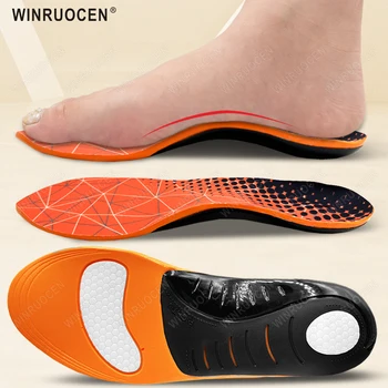 2023 YENİ EVA Ortopedik Astarı Düz ayak kavisi Desteği Plantar Fasiit Ayakkabı Erkekler Kadınlar Silikon Jel Koşu Spor Tabanlık