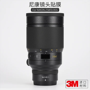 Nikon Z58 F0. 95S Lens Koruma Filmi NİKON 58 0.95 Kağıt ve Deri Desen Etiket 3M