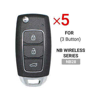 5 Adet / grup KEYDIY NB28 Evrensel 3 Düğme KD Uzaktan Araba Anahtarı KD900/ KD-X2 KD MINI / KD-MAX Hyundai Tarzı