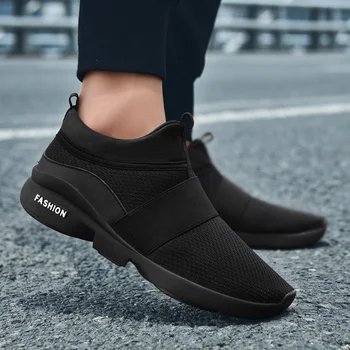 Erkek ayakkabısı Sneakers 2023 Yeni Loafer'lar Rahat Moda Örgü Erkek rahat ayakkabılar Çift Ayakkabı Hafif yürüyüş ayakkabısı Boyutu 48