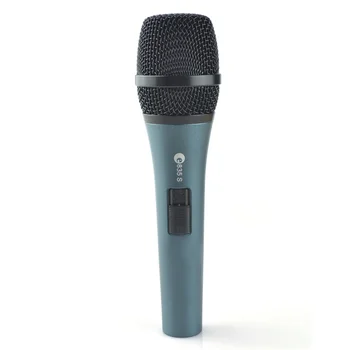 E835S Mikrofon Dinamik Mikrofon Karaoke Sahne Canlı Performans Profesyonel Vokal Mikrofon ile On / Off Anahtarı