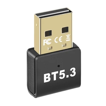 Bluetooth uyumlu Adaptör 5.3 Kablosuz Dongle Alıcısı Harici USB Ses Aktarıcı Masaüstü Bilgisayar PC Laptop için