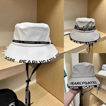 2023 Yeni Balıkçı top şapka Golf Güneş Bloğu Şapka Büyük Saçak Şapka Nefes Tenis Spor Gölge Şapka