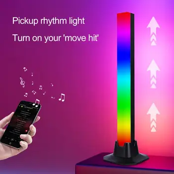 Renkli ışık çubuğu Usb ortam ışığı dinamik Rgb led ışık Çubuğu için uzaktan Kumanda ile oyun Pc odası Tv arka aydınlatma 8