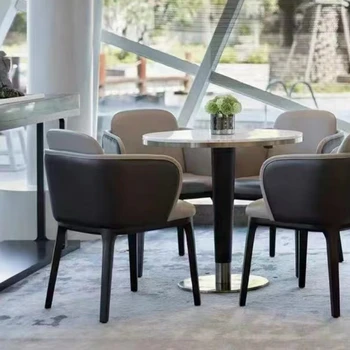 İskandinav Ahşap yemek sandalyeleri Minimalist Oturma Odası Modern Rahatlatıcı yemek sandalyeleri Tasarım Resepsiyon Cadeira Ev Mobilyaları WZ50DC