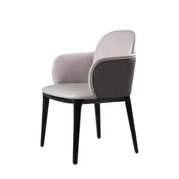 İskandinav Ahşap yemek sandalyeleri Minimalist Oturma Odası Modern Rahatlatıcı yemek sandalyeleri Tasarım Resepsiyon Cadeira Ev Mobilyaları WZ50DC