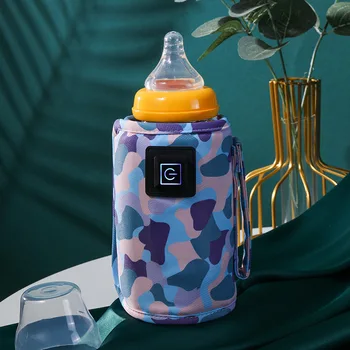 Bebek Besleyici biberon ısıtıcısı Açık USB süt ısıtıcısı Seyahat Malzemeleri Arabası Yalıtımlı Çanta botella e agua para niños