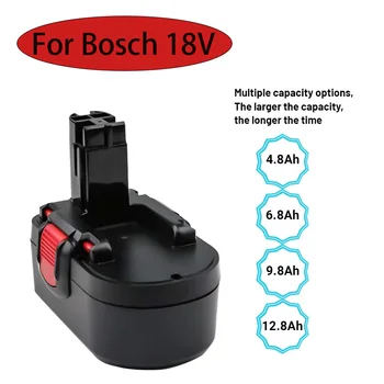Yeni Orijinal Bosch 18V 12.8 Ah BAT025 şarj edilebilir pil Ni CD Pil Elektrikli El Aletleri Matkap GSB 18 VE-2, PSR 18VE, BAT026