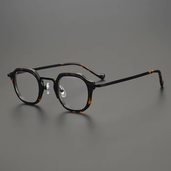 2023 Yeni Moda gözlük çerçevesi erkekler Vintage Tasarımcı kare asetat optik gözlük Miyopi okuma kadınlar kişiselleştirilmiş gözlük