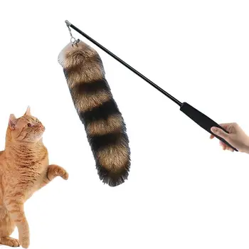 Kedi Değnek Oyuncak Kedi Oyuncaklar Kapalı Açık Kediler İçin İnteraktif Olta Tüy Oyuncak Yavru Oyuncak Kapalı Kediler İçin Kedi Bakımı Rahatlatmak için