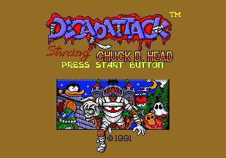 Decap Saldırı 16 Bitlik MD Oyun Kartı Için Sega Mega Sürücü Genesis