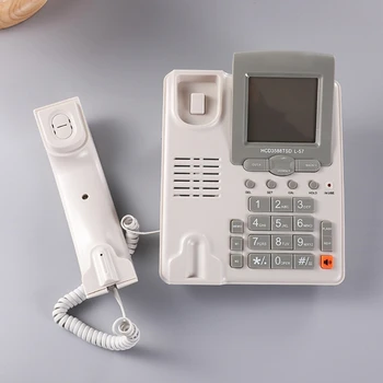 Kablolu Sabit Telefon DTMF / FSK İki hatlı OperateMute / lcd Ekran / Duraklat / Tut / Flaş / Tekrar Arama / Eller Serbest / Hesap Makinesi Telefon
