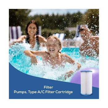 2 Adet 29002E Yüzme Havuzu Tipi A/C filtre kartuşları Değiştirme Intex Filtre Pompaları Yüzme Temizleme Aracı
