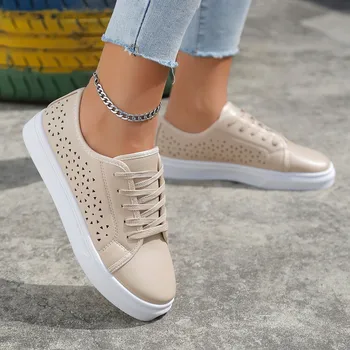 Kadın vulkanize Ayakkabı Yeni Yaz Nefes Sneakers Açık Yürüyüş Flats Bayanlar Rahat Ayakkabılar