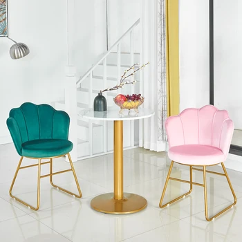 Rahat Paslanmaz yemek sandalyeleri İskandinav Modern Minimalist İtalyan Açık Sandalyeler Salonu Silla Comedor Salonu Paketi Mobilya