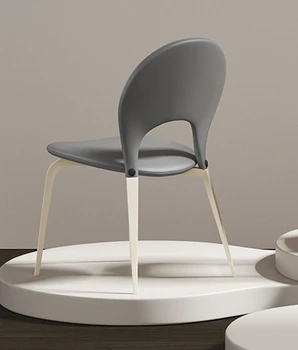 2023 Yıl Yeni Aoliviya Resmi Yeni Fransız Krem tarzı ışık lüks Yemek Sandalyesi Modern Basit Ev Arkalığı Tabure beyaz Otel N
