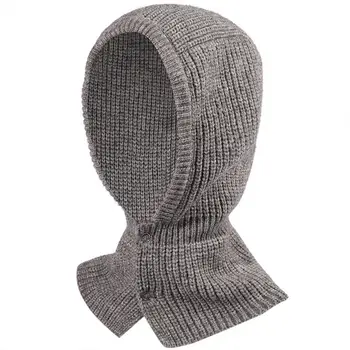 Sonbahar Kış Kadın Şapka kulak koruyucu 2-İn-1 Tek parça Coldproof Wrap Kafa Şapka Eşarp