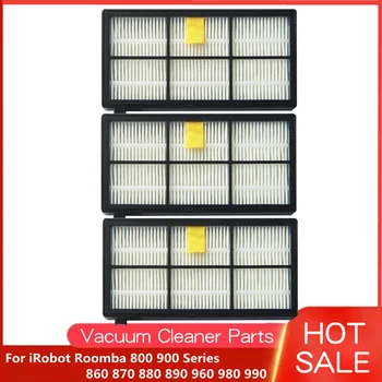 3 adet Yedek hepa filtreleri iRobot Roomba 800 900 Serisi İçin 860 870 880 890 960 980 990 robotlu süpürge Filtre Parçaları