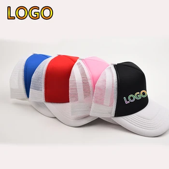 Yeni Baskı Logosu Unisex Nefes Dikiş Renk Ayarlanabilir Beyzbol Kapaklar Erkekler Rahat Kamyon Şapka Kadın Hop baba şapkası