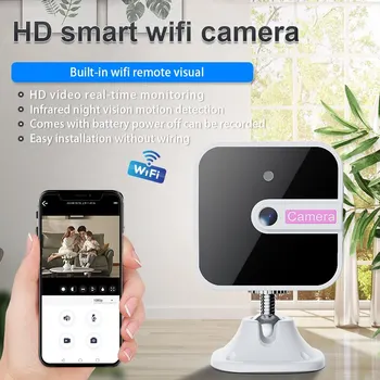 2023 Yeni Mini Wifi Kamera Kablosuz 1080P Video Net IR Gece Görüş Hareket Algılama Ev Güvenlik Gözetleme kamera monitörü