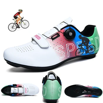 Unisex Bisiklet Sneakers erkek Mtb Ayakkabı Yarış Bisikleti Ayakkabıları Kendinden Kilitleme Hız Bisiklet Kadın Spd Cleats Dağ Yolu Zapatillas Mtb