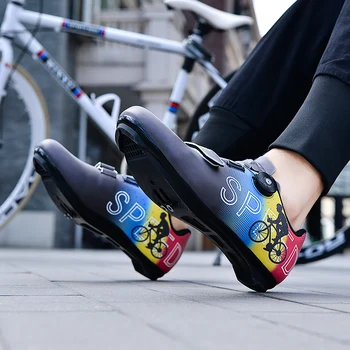 Unisex Bisiklet Sneakers erkek Mtb Ayakkabı Yarış Bisikleti Ayakkabıları Kendinden Kilitleme Hız Bisiklet Kadın Spd Cleats Dağ Yolu Zapatillas Mtb