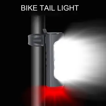 Bisiklet kuyruk ışık Ultra-parlak şarj edilebilir bisiklet kuyruk ışık yüksek lümen çoklu modları Ipx4 su geçirmez bisiklet arka lambası