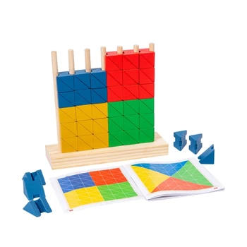 HUYU Çocuklar Matematik Öğrenme Oyunu Oyuncak Matematik Manipülatif Ekleme Matematik Blok Bulmaca