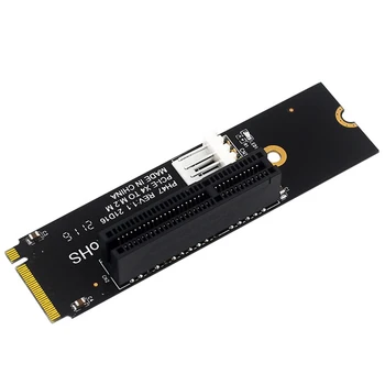 NGFF M. 2 PCI-E 4X Sabit Disk Dönüştürücü Okuyucu ile Uyumlu X1 X4 X8 X16 PCI-E Arayüzü SATA Güç Yükseltici