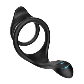 Silikon kıdemli elastik Diphallia yüzük, erkek aşk yüzüğü, yumuşak erkek veya çift seks oyuncak