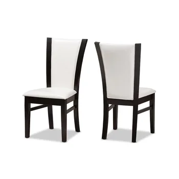 Adley Döşemeli Yüksek Sırtlı Yemek Yan Sandalyesi-2 Yemek Sandalyesi Seti