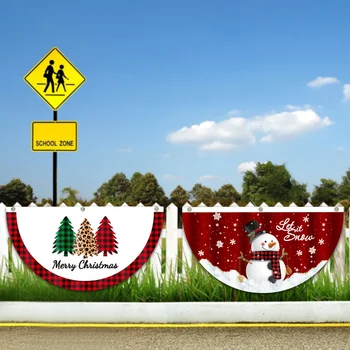 Noel Baba asmak için bayrak Noel Kapı Afiş 2023 Noel Süslemeleri ev için duvar dekoru Noel Damla Süsler Yeni Yıl 2024