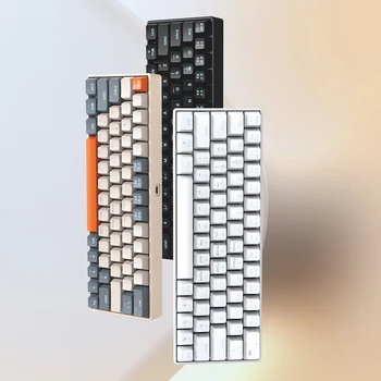 Mekanik klavye ve fare oyun radyo RGB ışık ile ayrılmış 63 tuşları renkli klavye moda PC dizüstü bilgisayar için
