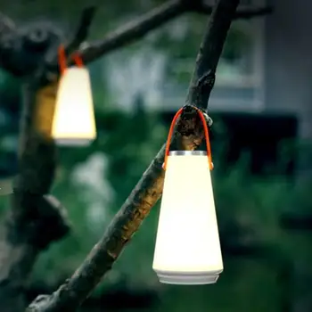 Açık LED asılı Lamba kamp feneri USB Şarj dokunmatik sensör ışık Masa lambası taşınabilir çadır ışığı kısılabilir Gece lambası
