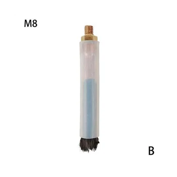 M6 Dişli Karbon Fiber Kaynak Temizleme Fırçası, TIG veya MIG Kaynağından Sonra Temiz Pasifleştirici ve Cilalı Çelik Kaynaklar Kullandı