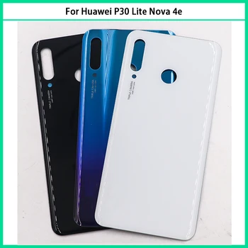 10 ADET Huawei P30 Lite Nova 4e Pil arka kapak 3D Cam Panel P30Lite Arka Kapı Cam Konut Case Yapıştırıcı İle Değiştirin