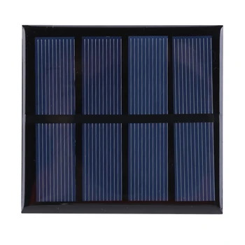 3W 2V Taşınabilir güneş pil şarj cihazı Polikristal pil şarj cihazı güneş panelı Hafif Çizilmez 1.5 V-2V Piller