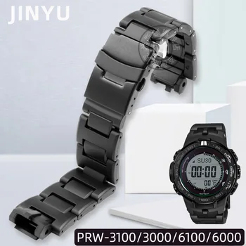 Plastik saat Bandı Casio PRW-3000/3100/6000 / 6100Y Protrek PRW 6000 saat kayışı Saatler Erkek moda bilezik